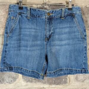 Merona Shorts Woman's 6‎ Jeans Denim 100% Cotton Casual Basic Minimalist